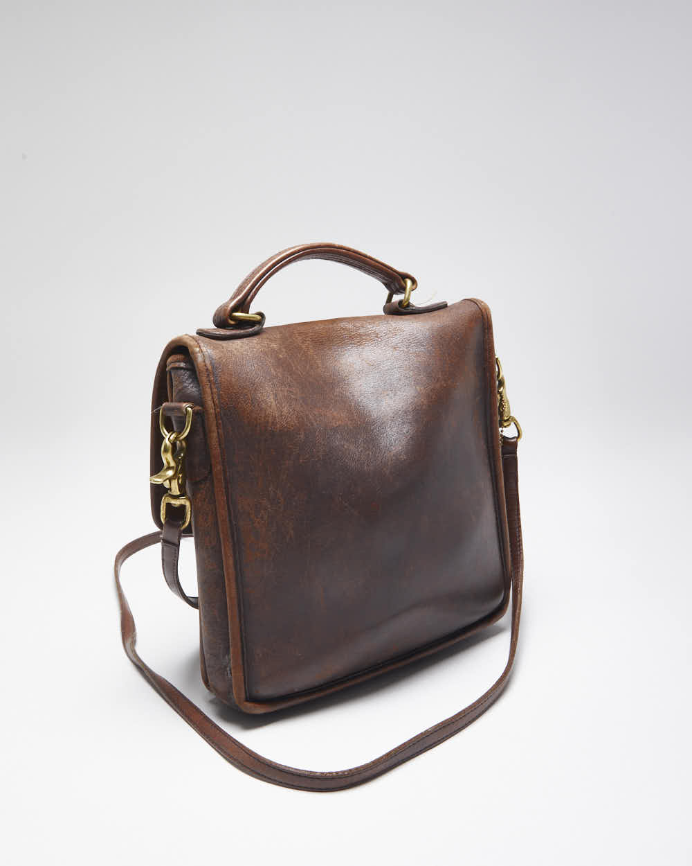Vintage 80s Coach Station 5130 Satchel Bag