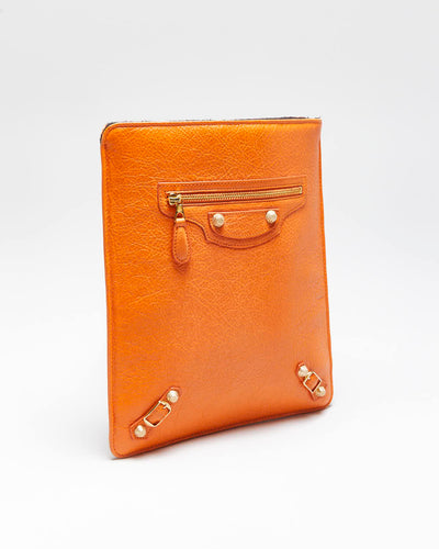 Balenciaga Orange Tablet Case