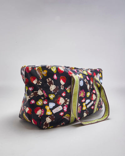 Deadstock Vintage Y2k 00s Harajuku Travel Duffel Bag