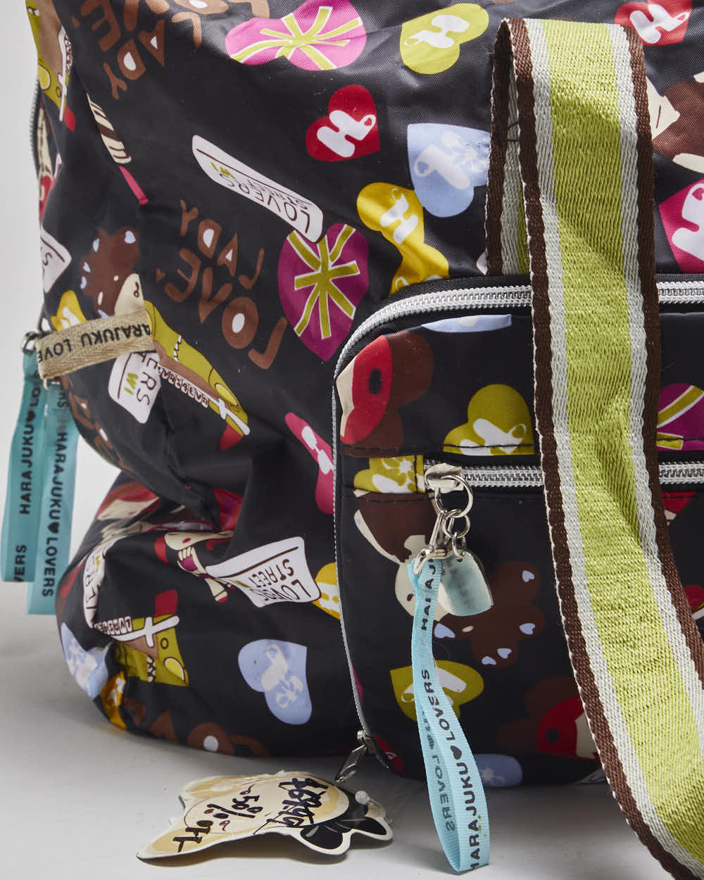 Deadstock Vintage Y2k 00s Harajuku Travel Duffel Bag