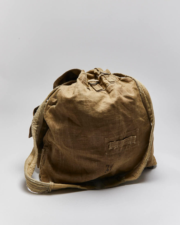 60s Vintage Czech Army Cotton Canvas Rucksack