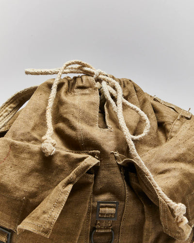 60s Vintage Czech Army Cotton Canvas Rucksack