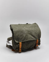 Vintage European Military Canvas Satchel