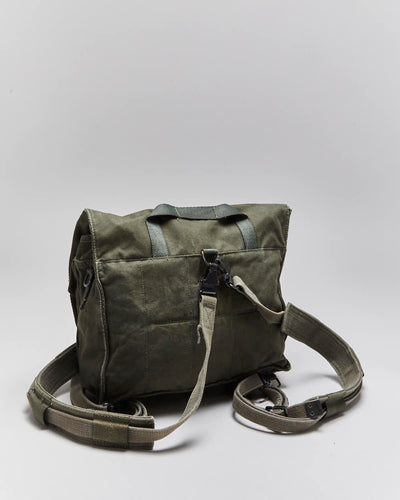 Vintage European Military Canvas Satchel