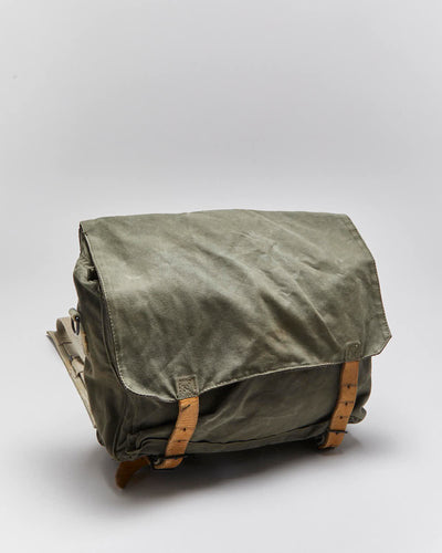 Vintage European Military Canvas Statchel