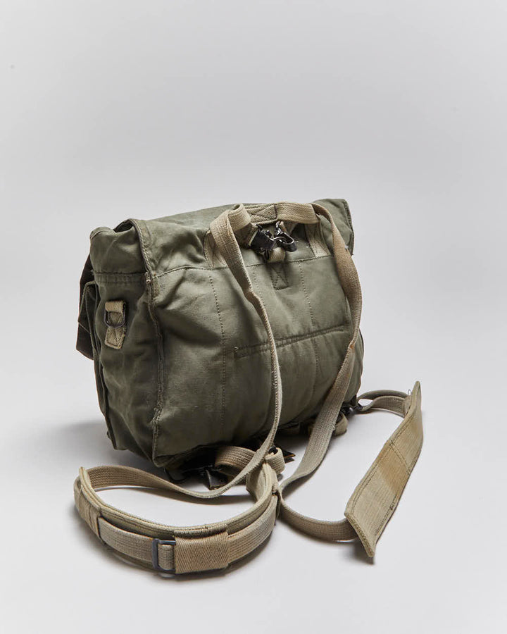 Vintage European Military Canvas Statchel