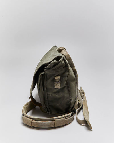 Vintage European Military Canvas Statchel