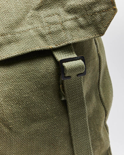 50s Vintage Military Coton Canvas Satchel Bag