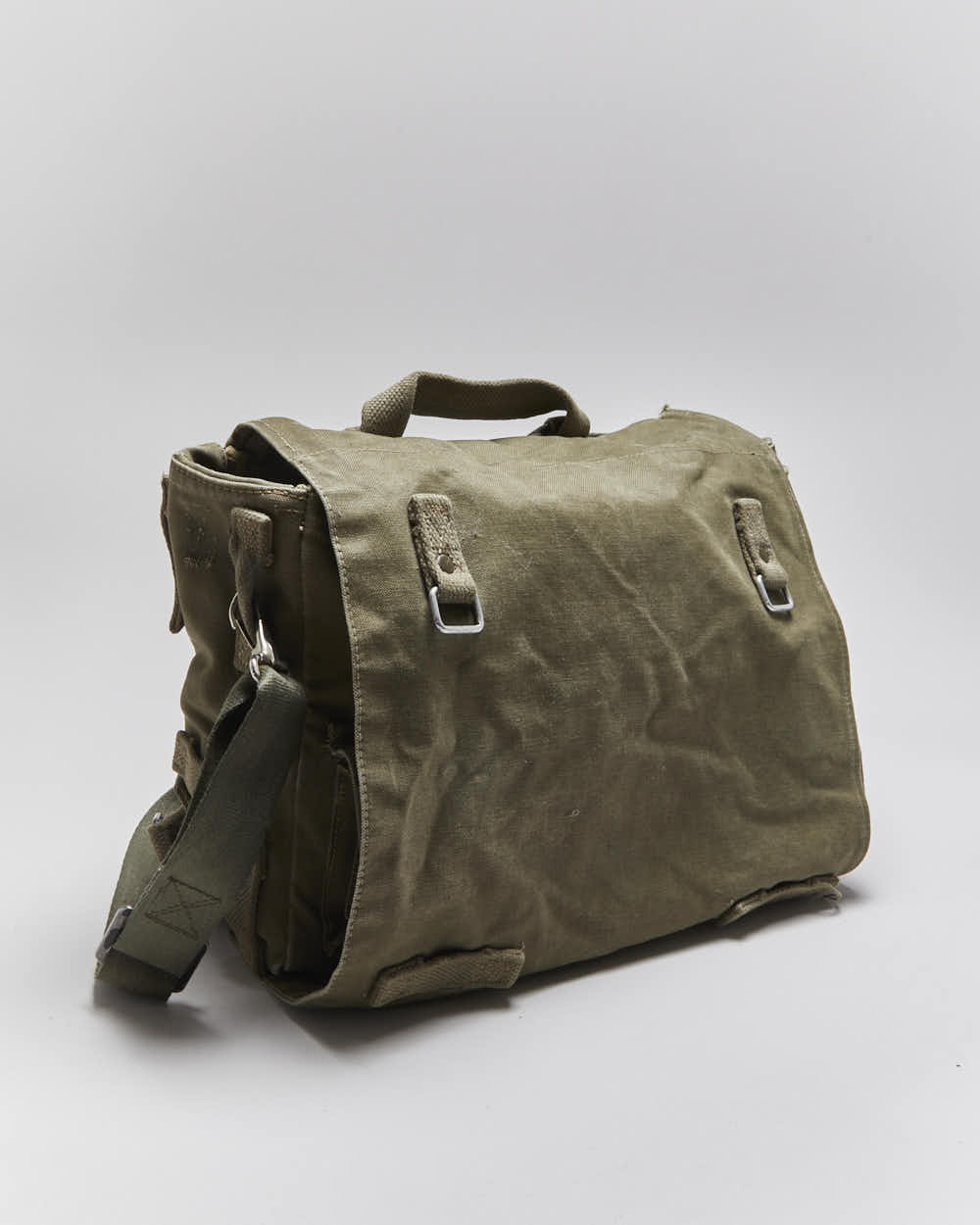 60s Vintage West German Army Satchel Bag