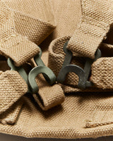 50s Vintage Danish Army Small Canvas Back Pack