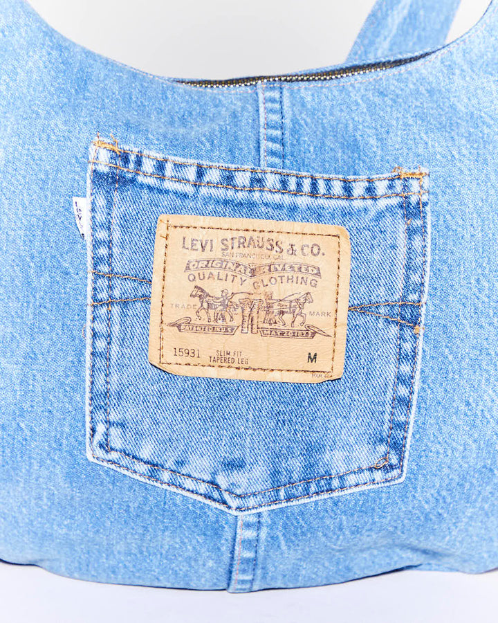 Rokit Originals Rework Denim Moon Crossbody Bag