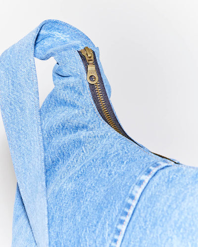 Rokit Originals Rework Denim Moon Crossbody Bag
