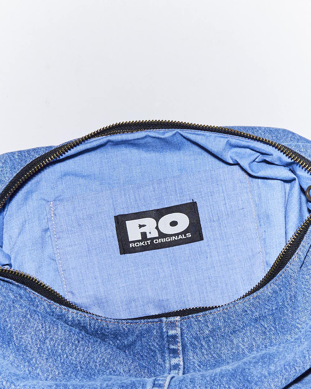 Rokit Originals Rework Denim Moon Crossbody Bag