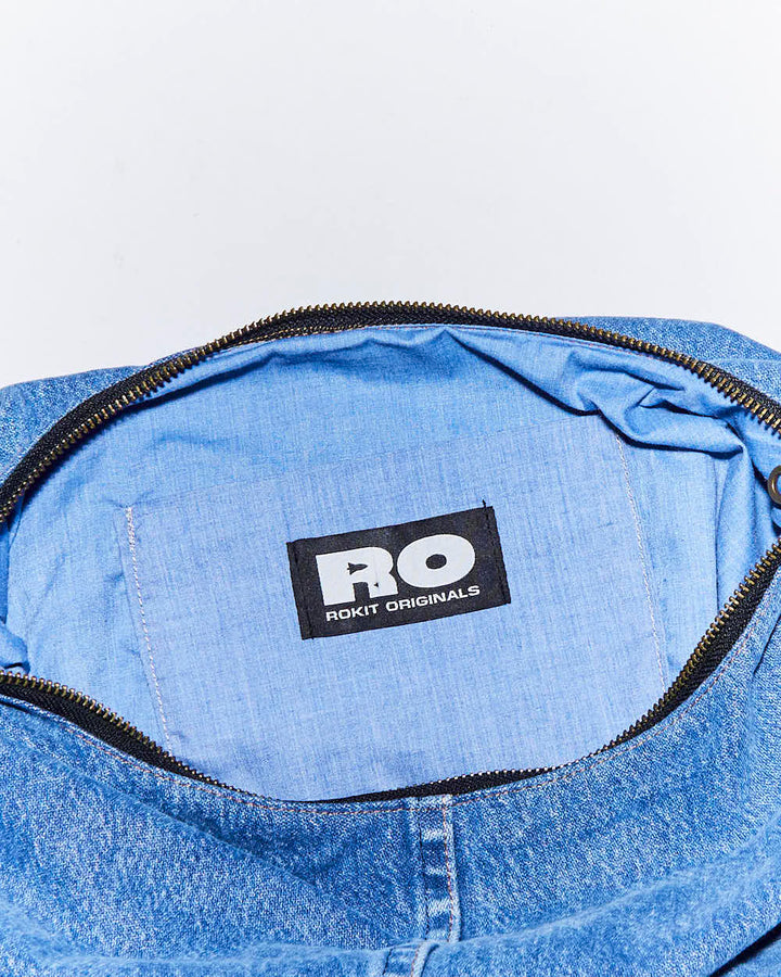 Rokit Originals Rework Denim Moon Crossbody Bag
