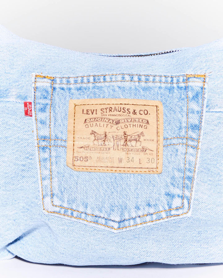Rokit Originals Rework Denim Moon Crossbody Bag