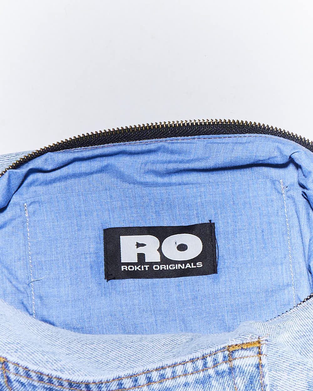 Rokit Originals Rework Denim Moon Crossbody Bag