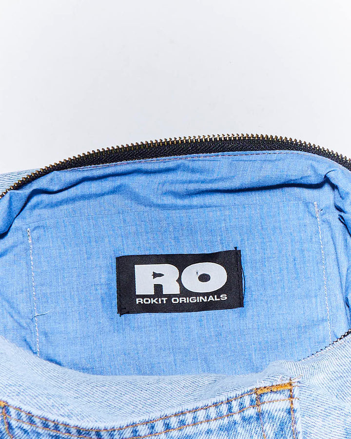 Rokit Originals Rework Denim Moon Crossbody Bag