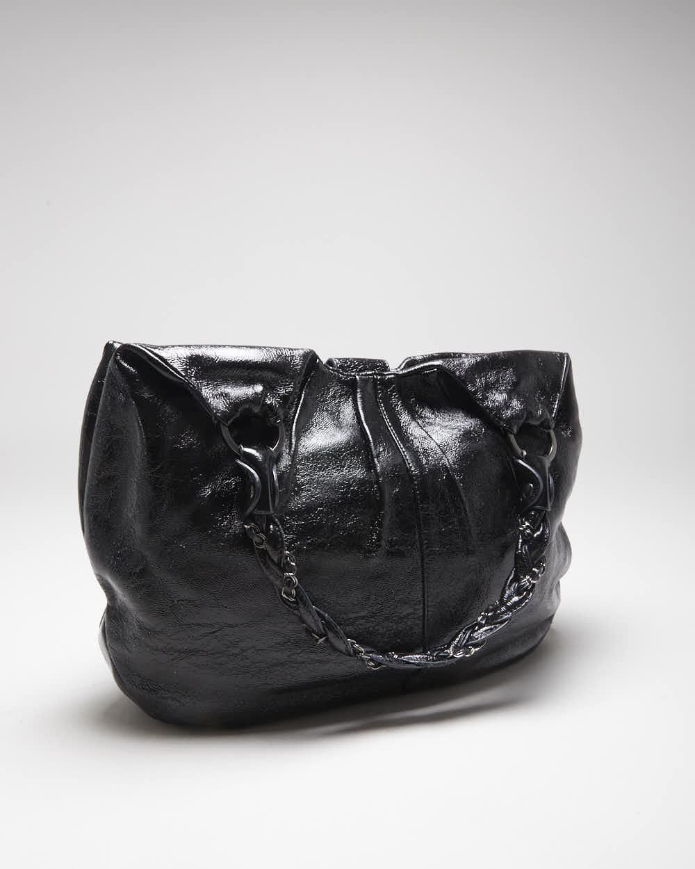 Vintage Y2k 00s Elliot Lucca Patent Handbag