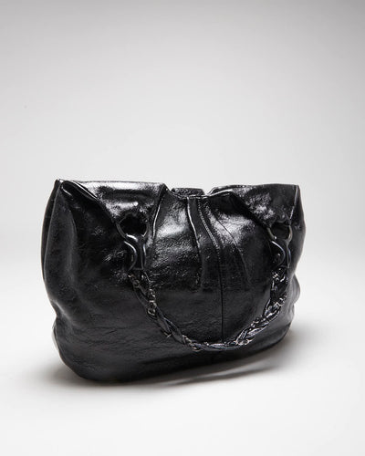 Vintage Y2k 00s Elliot Lucca Patent Handbag