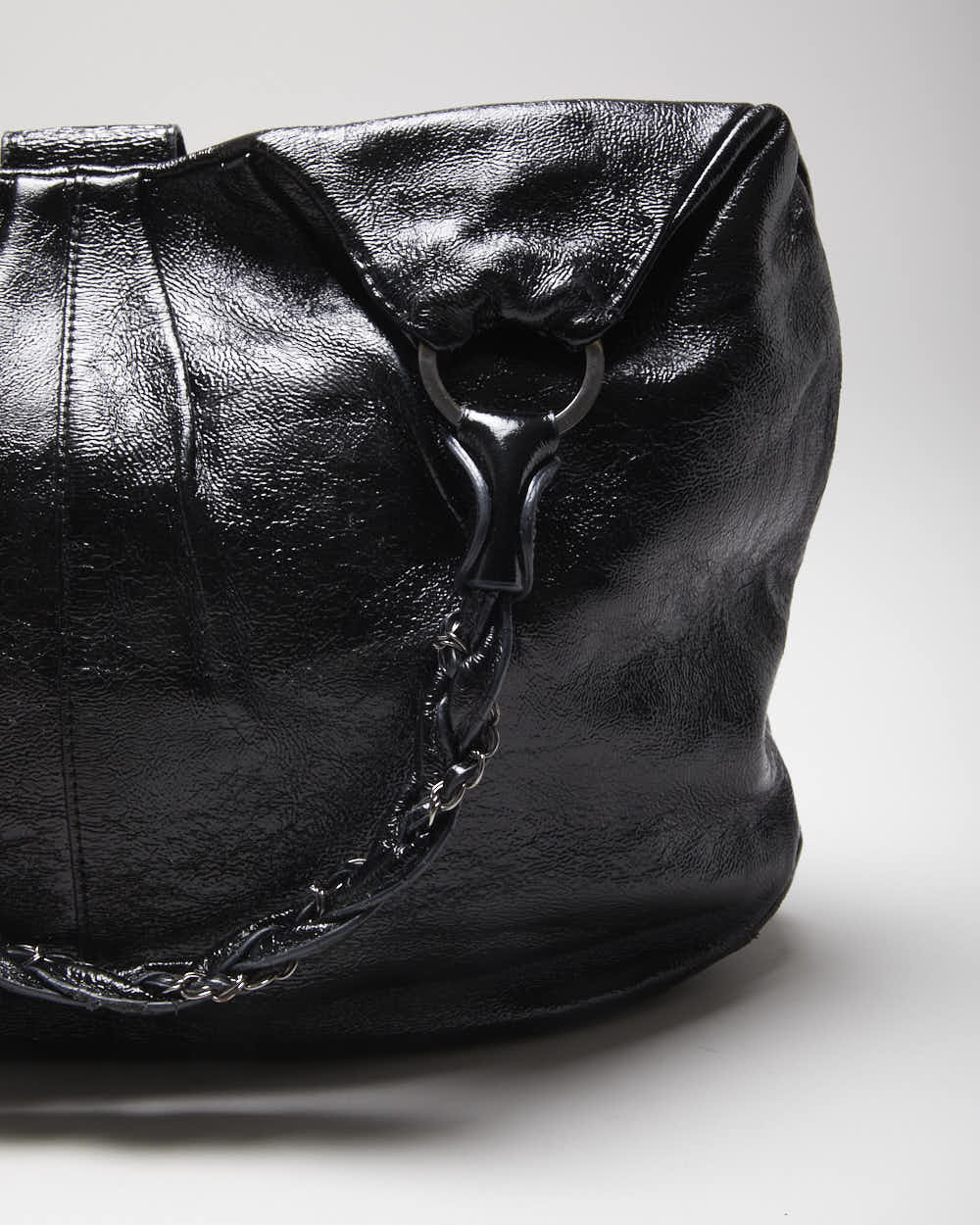 Vintage Y2k 00s Elliot Lucca Patent Handbag