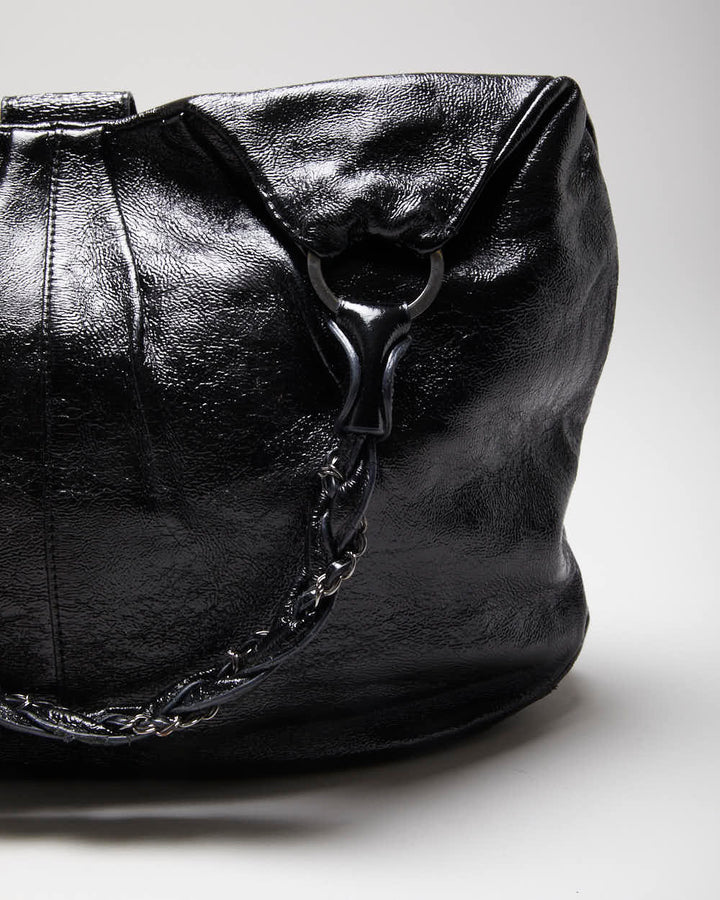 Vintage Y2k 00s Elliot Lucca Patent Handbag