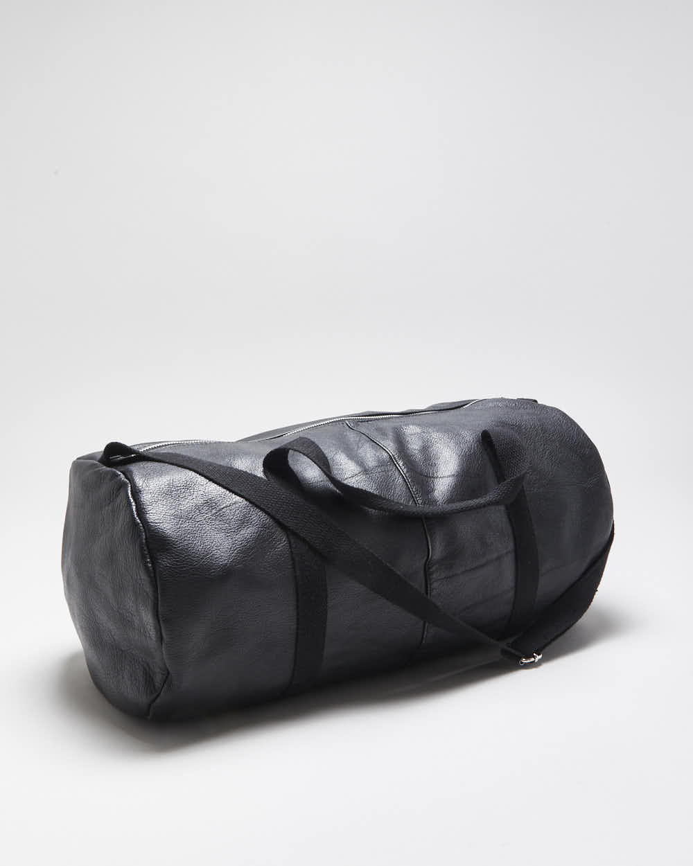Rokit Originals Black Leather Everyday Duffel