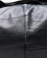 Rokit Originals Black Leather Everyday Duffel