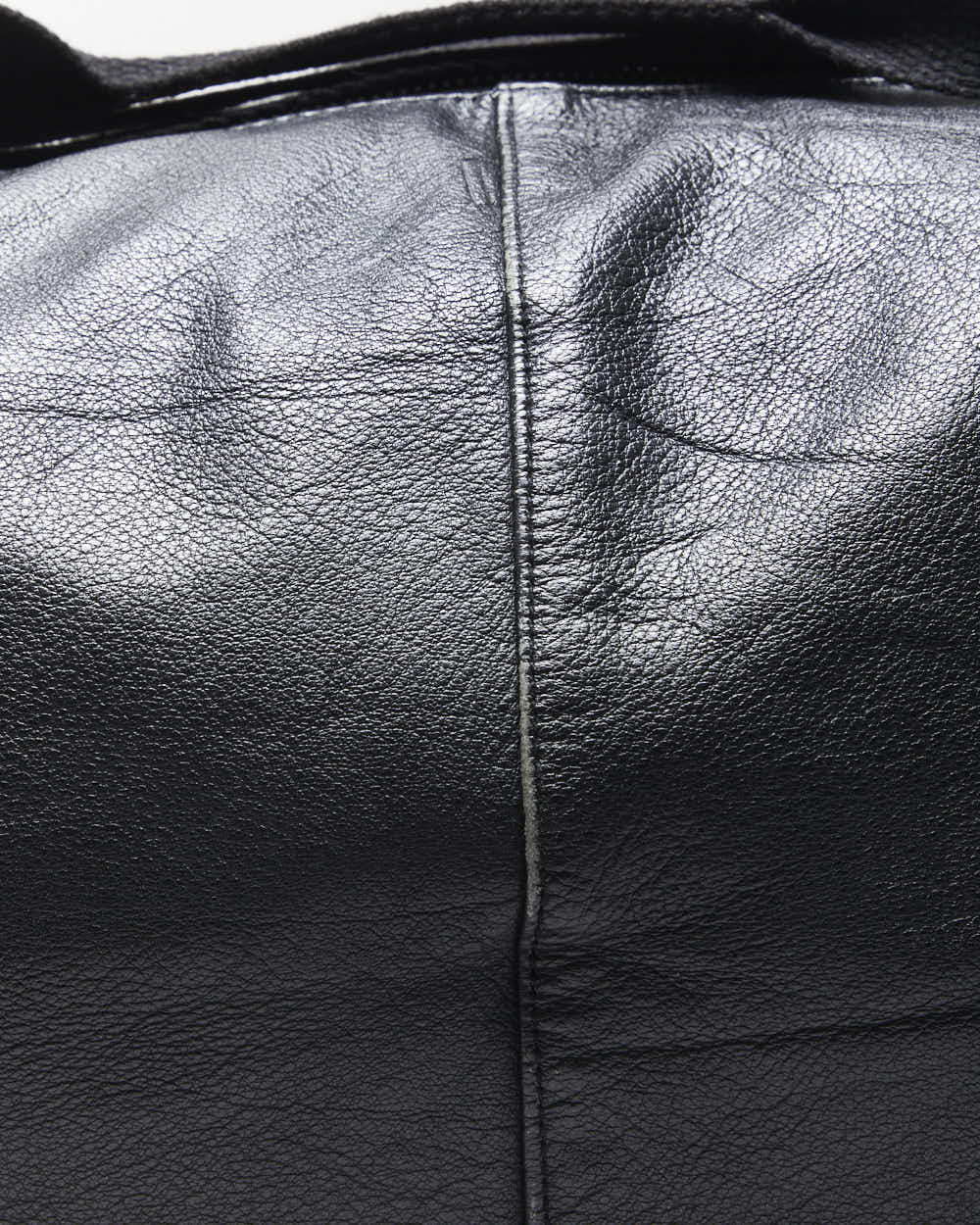 Rokit Originals Black Leather Everyday Duffel