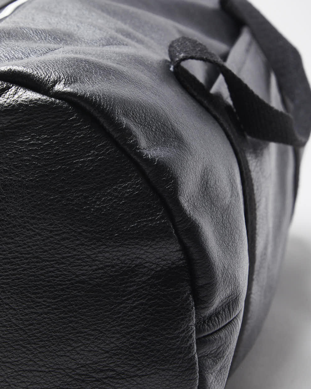 Rokit Originals Black Leather Everyday Duffel