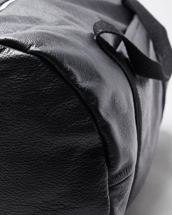 Rokit Originals Black Leather Everyday Duffel