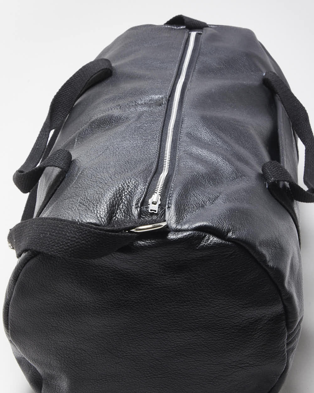 Rokit Originals Black Leather Everyday Duffel