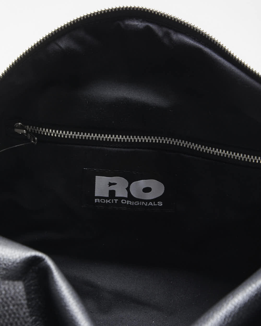 Rokit Originals Black Leather Everyday Duffel