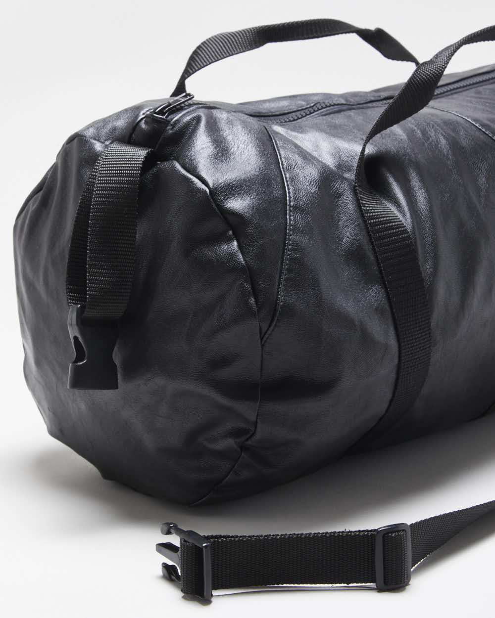 Rokit Originals Black Faux-Leather Everyday Duffel