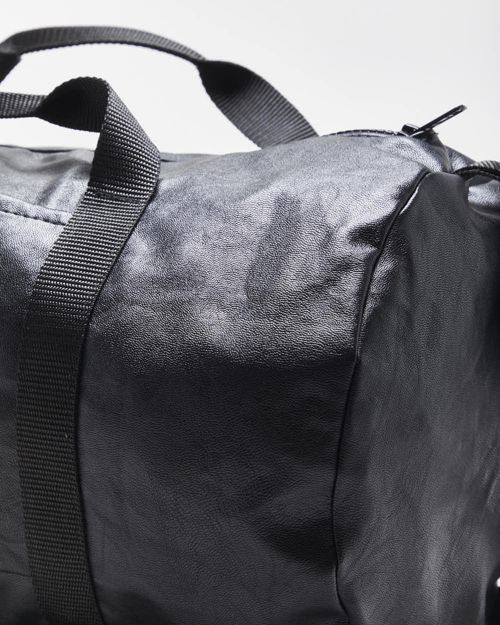 Rokit Originals Black Faux-Leather Everyday Duffel