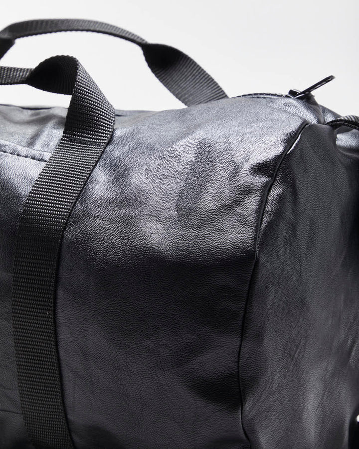 Rokit Originals Black Faux-Leather Everyday Duffel
