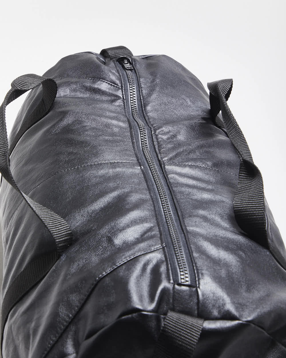 Rokit Originals Black Faux-Leather Everyday Duffel