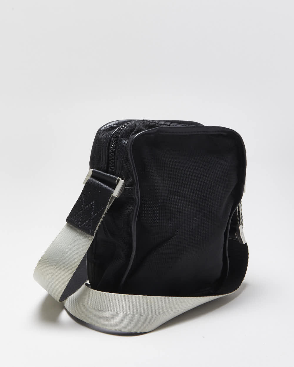 Vintage Y2K 00s Diesel Leather Nylon Crossbody Messenger Bag