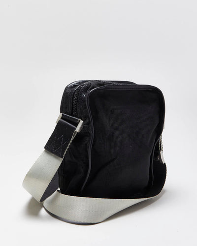 Vintage Y2K 00s Diesel Leather Nylon Crossbody Messenger Bag