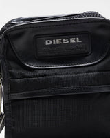 Vintage Y2K 00s Diesel Leather Nylon Crossbody Messenger Bag