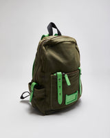 Vintage Marc By Marc Jacobs Khaki Canvas Leather Unisex Backpack