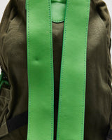Vintage Marc By Marc Jacobs Khaki Canvas Leather Unisex Backpack
