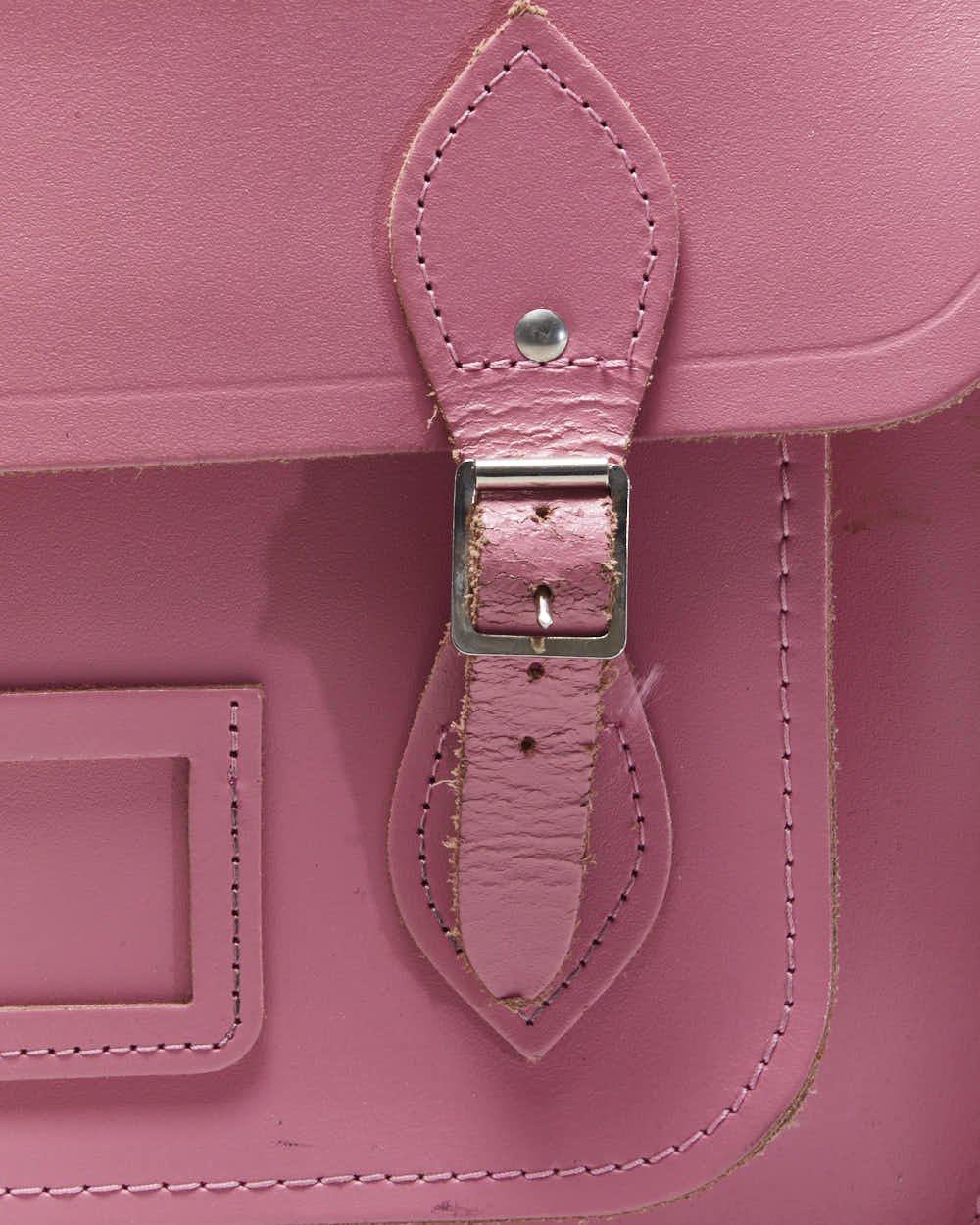 Vintage Pink Cambridge Satchel Company Leather Crossbody Bag