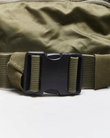 Vintage Y2K 00s Stussy Rasta Multi-Pocket Khaki Military Bum Bag - OS