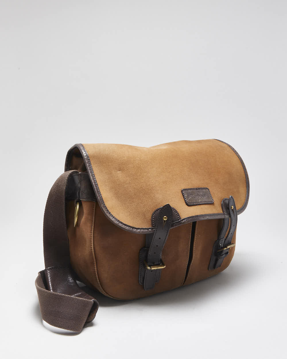 Vintage 00s Barbour Sporting Canvas Cross Body Satchel - OS
