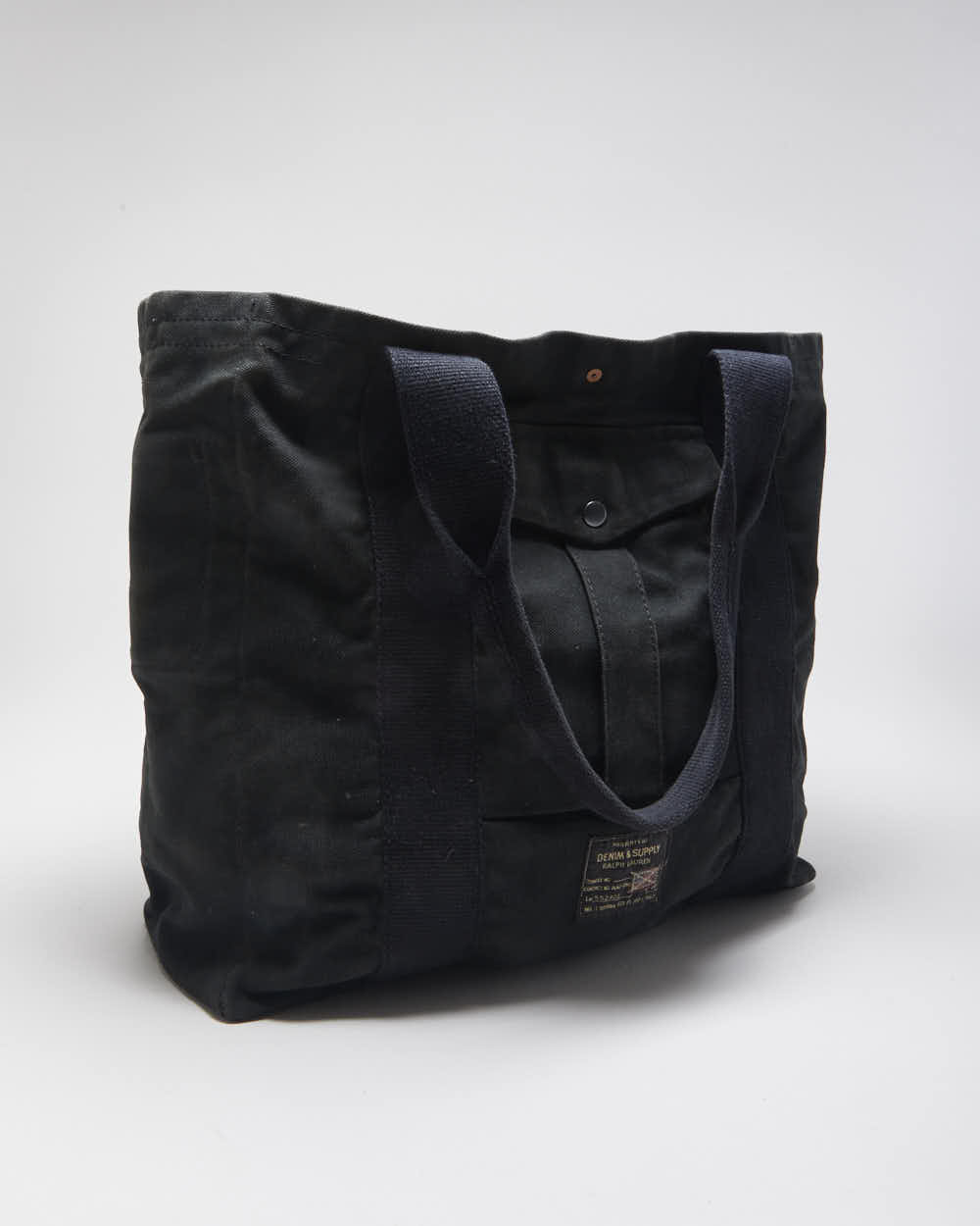 Vintage Ralph Lauren Denim &amp; Supply Large Heavyweight Canvas Shopper Tote - OS