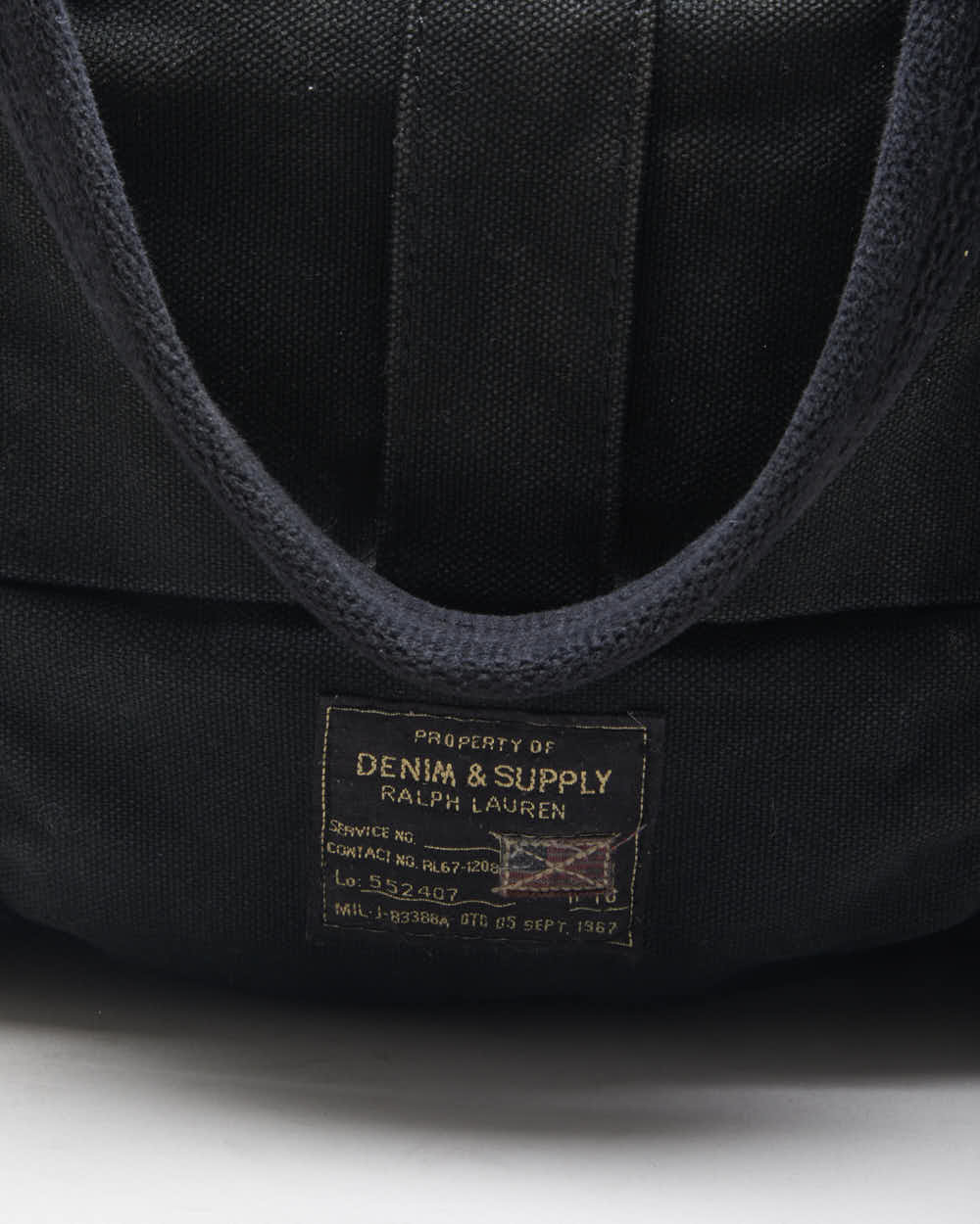 Vintage Ralph Lauren Denim &amp; Supply Large Heavyweight Canvas Shopper Tote - OS