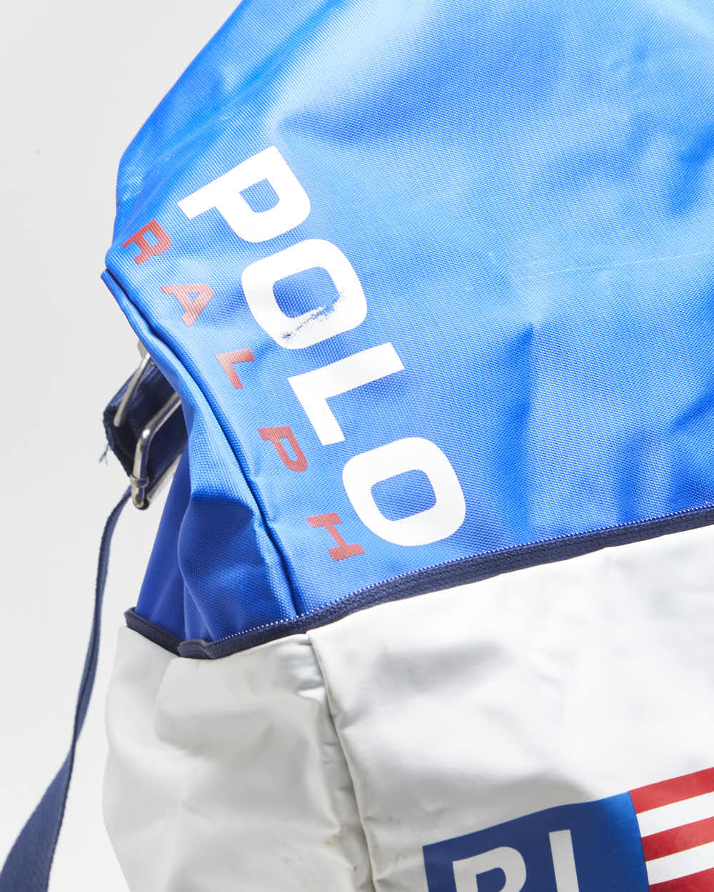 Vintage 1990s Ralph Lauren Polo Sport Nylon Crossbody Bucket Bag - OS