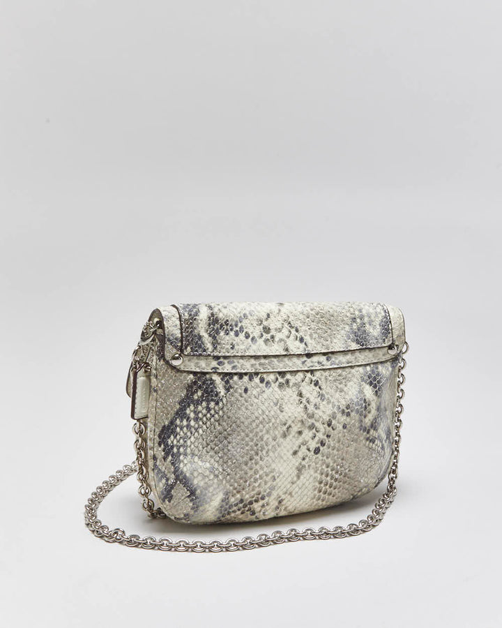 Vintage Y2k 2000s Coach Kristin Python Crossbody Bag