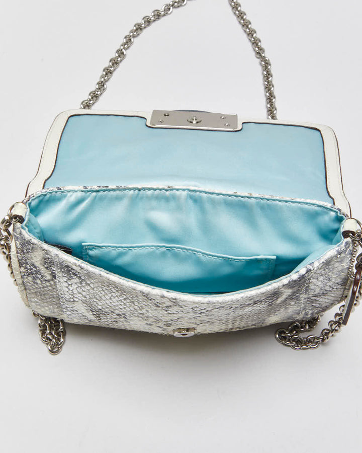 Vintage Y2k 2000s Coach Kristin Python Crossbody Bag