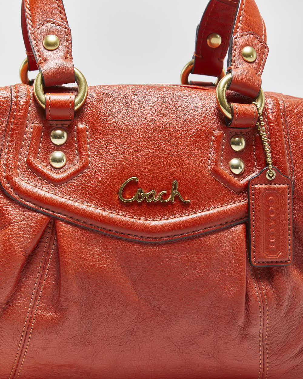 Vintage Y2k 2000s Coach Ashley Leather Satchel Handbag